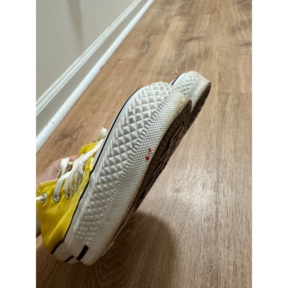 Converse Chuck Taylor | Women's All Star Low Top Yellow Sneakers, Size 10 - Picture 11 of 11